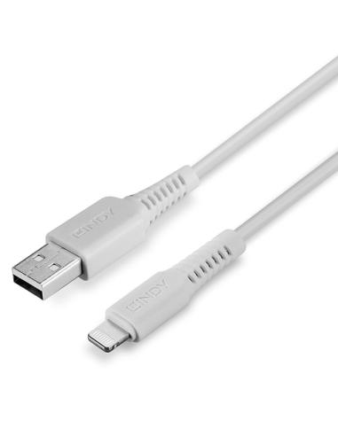 Lindy 31326 cable de conector Lightning 1 m Blanco