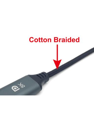 Equip Cable USB-C a DisplayPort Premium, M/M, 1,0m, 8K/60Hz