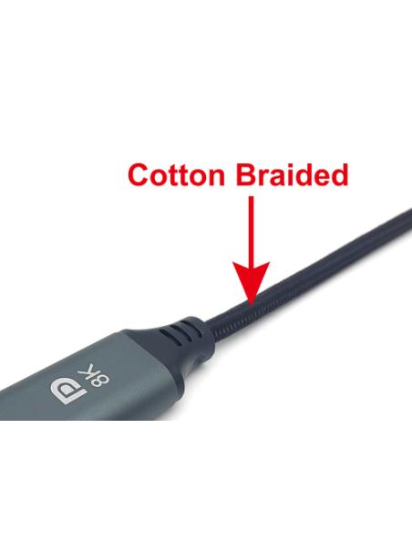 Equip Cable USB-C a DisplayPort Premium, M/M, 1,0m, 8K/60Hz