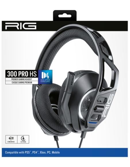 NACON RIG 300 PRO HS Auriculares Alámbrico Diadema Juego Negro