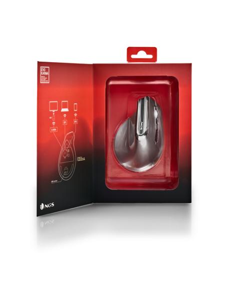 NGS EVO KARMA ratón Oficina mano derecha RF Wireless + Bluetooth Óptico 3200 DPI