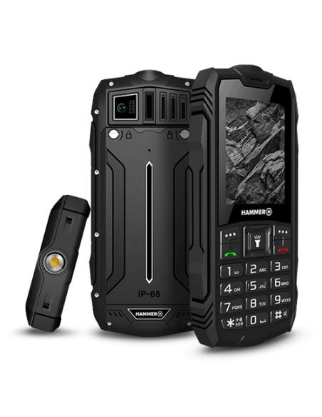 myPhone Hammer Rock 6,1 cm (2.4") 155 g Negro Teléfono con cámara