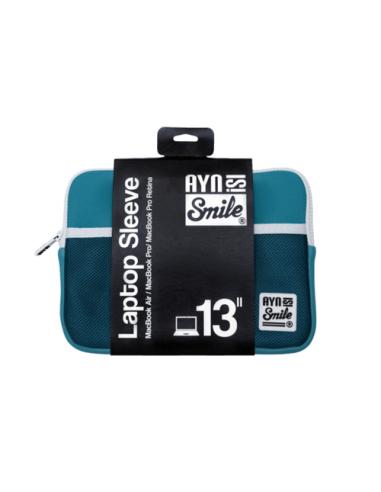 Smile Funda Sleeve para Portátil de 13 y 14 pulgadas Fitness de Neopreno color Azul Turquesa