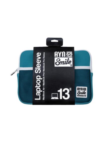 Smile Funda Sleeve para Portátil de 13 y 14 pulgadas Fitness de Neopreno color Azul Turquesa