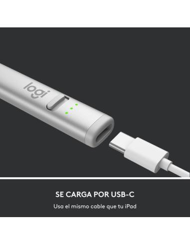 Logitech 914-000074 lápiz digital 20 g Plata