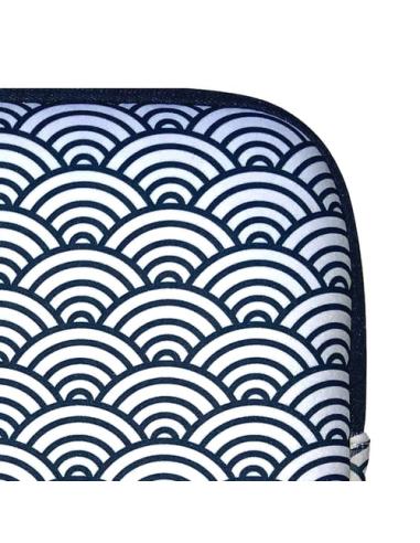 Smile Laptop sleeve Kimono 13"-14" Seigaiha + Mouse