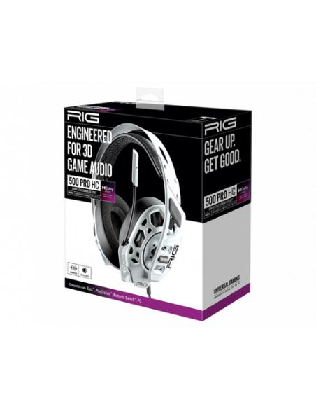 NACON RIG 500 PRO HC GEN2 Auriculares Alámbrico Diadema Juego Blanco