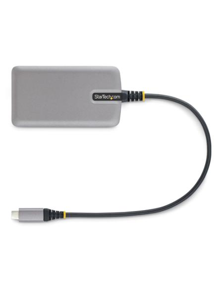 StarTech.com Hub USB-C de 3 Puertos USBA - USB 3.0 de 5Gbps - Alimentado por el Bus - Concentrador USB-C de 3 Puertos USB-A - La