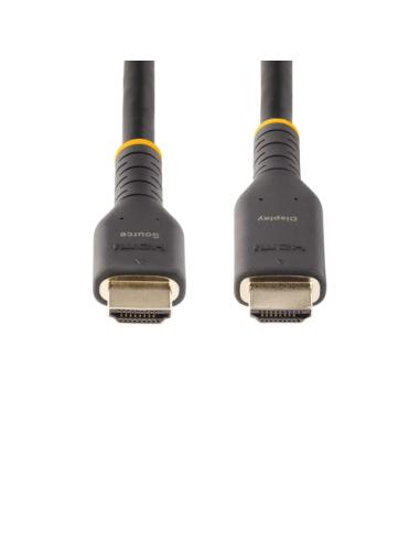StarTech.com Cable de 10m HDMI Activo - HDMI 2.0 4K 60Hz UHD - Cable de Servicio Pesado - Resistente - con Fibra de Aramida - Ca