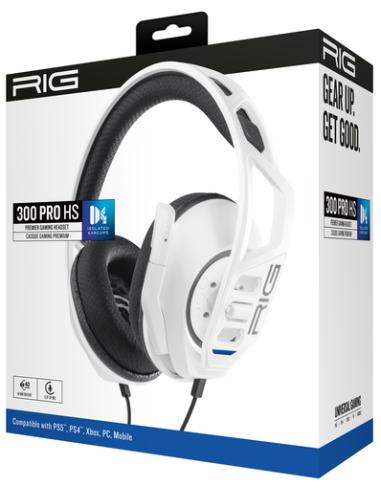 NACON RIG 300 PRO HS Auriculares Alámbrico Diadema Juego Blanco