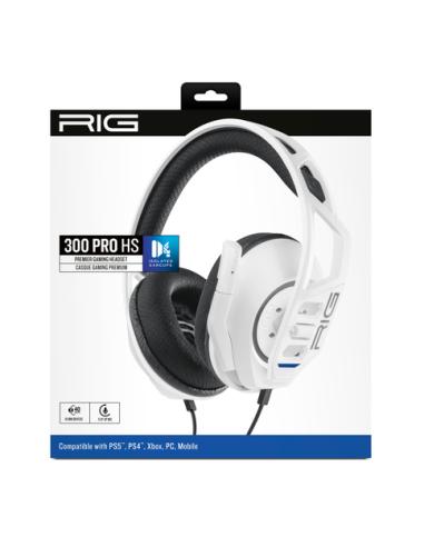 NACON RIG 300 PRO HS Auriculares Alámbrico Diadema Juego Blanco