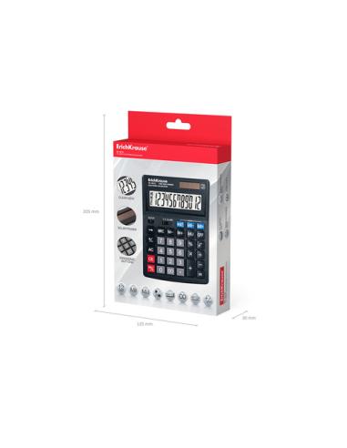 ErichKrause DC-4512 calculadora Escritorio Calculadora básica Negro