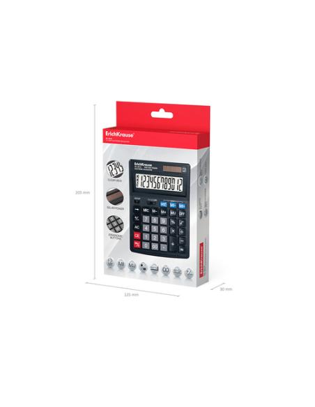 ErichKrause DC-4512 calculadora Escritorio Calculadora básica Negro