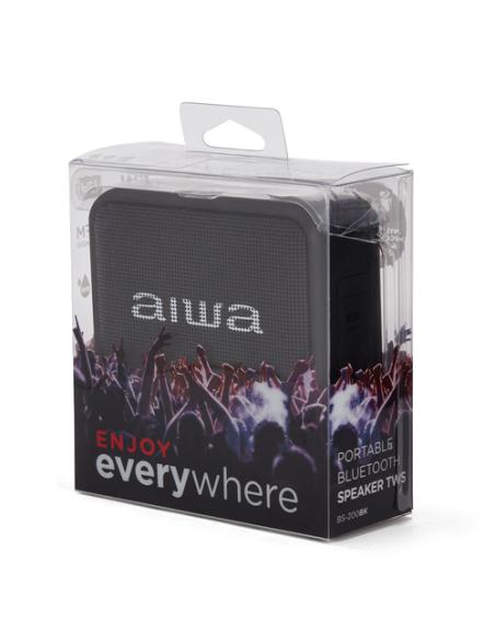 Aiwa BS-200BK altavoz portátil o de fiesta Altavoz monofónico portátil Negro 6 W