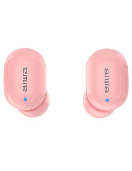 Aiwa EBTW-150PK auricular y casco Auriculares Inalámbrico Dentro de oído Llamadas/Música Bluetooth Rosa
