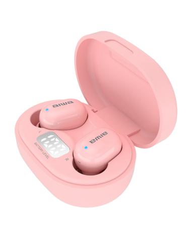 Aiwa EBTW-150PK auricular y casco Auriculares Inalámbrico Dentro de oído Llamadas/Música Bluetooth Rosa