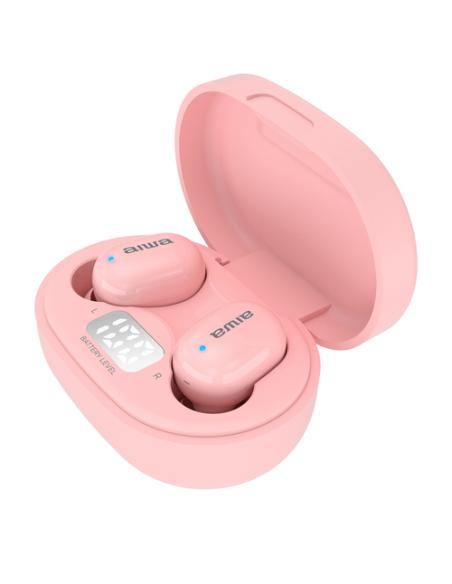 Aiwa EBTW-150PK auricular y casco Auriculares Inalámbrico Dentro de oído Llamadas/Música Bluetooth Rosa