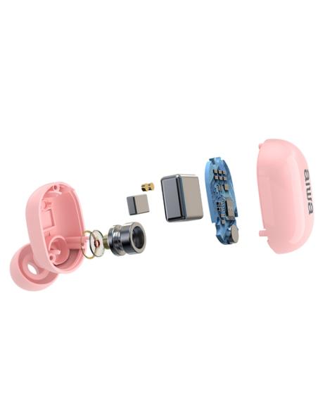 Aiwa EBTW-150PK auricular y casco Auriculares Inalámbrico Dentro de oído Llamadas/Música Bluetooth Rosa