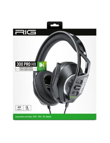 NACON RIG 300 PRO HX Auriculares Alámbrico Diadema Juego Negro