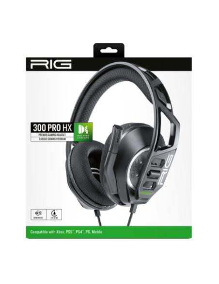 NACON RIG 300 PRO HX Auriculares Alámbrico Diadema Juego Negro