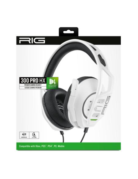NACON RIG 300 PRO HX Auriculares Alámbrico Diadema Juego Blanco
