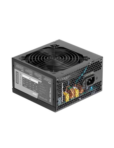 Tacens Anima APIII500, Fuente Alimentación PC ATX 500W, Tecnología SMD 85% Bronze 12V, Ventilador Ultra-silencioso 12cm, Negro
