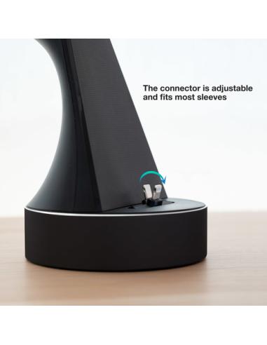 TooQ Base de Carga para Apple Watch y iPhone, Negro