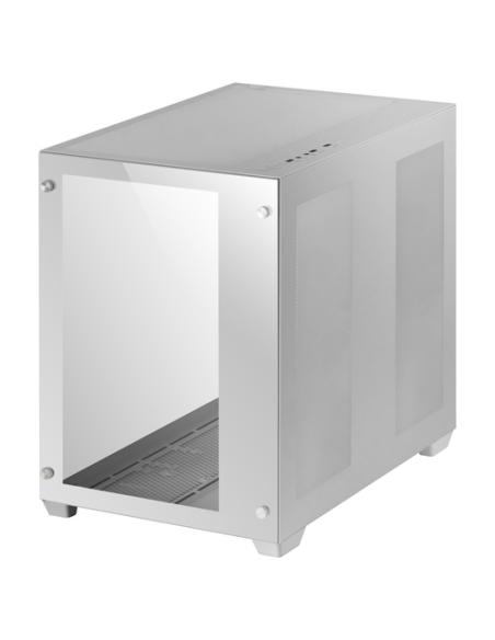 Mars Gaming Torre Gaming Custom XXL E-ATX, Ventana Cristal Templado Lateral y Frontal, Estructura Modular Doble Cámara, MCV3, Co