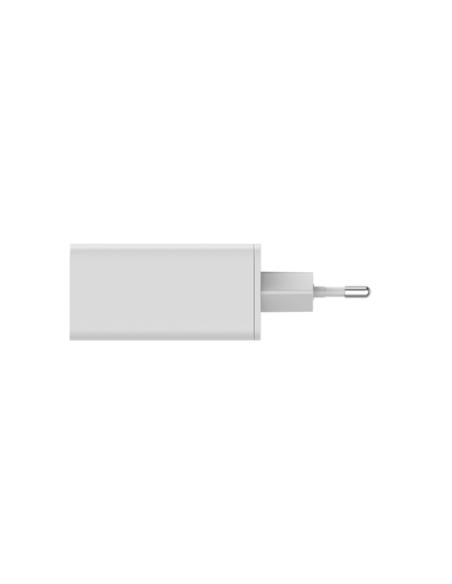 Leotec Cargador 65W GaN 2 USB-C PD + 1 USB-A Blanco