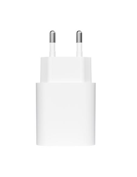 Leotec Cargador 20W 1xUSB-C PD + 1x USB-A Blanco