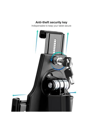 TooQ TQTDS0811 soporte de seguridad para tabletas Negro 26,7 cm (10.5")
