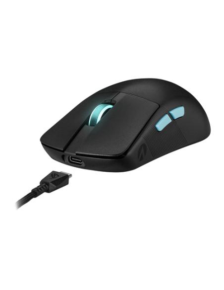 ASUS ROG Harpe Ace Aim Lab Edition ratón Juego Ambidextro RF Wireless + Bluetooth + USB Type-A Óptico 36000 DPI