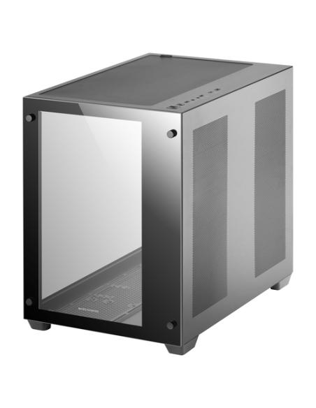 Mars Gaming Torre Gaming Custom XXL E-ATX, Ventana Cristal Templado Lateral y Frontal, Estructura Modular Doble Cámara, MCV3, Co
