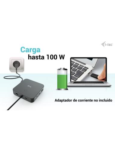 i-tec USB-C HDMI Dual DP Docking Station with Power Delivery 100 W