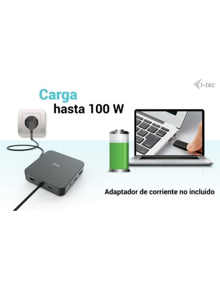 i-tec USB-C HDMI Dual DP Docking Station with Power Delivery 100 W