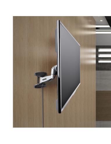 StarTech.com Soporte VESA de Pared para TV de 23 a 55 Pulgadas - Soporte Mural VESA - Ajustable con Movimiento Total - Brazo Col