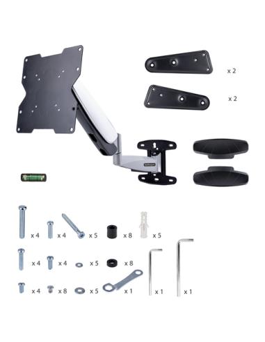 StarTech.com Soporte VESA de Pared para TV de 23 a 55 Pulgadas - Soporte Mural VESA - Ajustable con Movimiento Total - Brazo Col