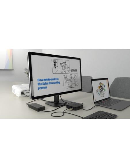 i-tec Thunderbolt 3 Travel Dock Dual 4K Display with Power Delivery 60W + Universal Charger 77 W