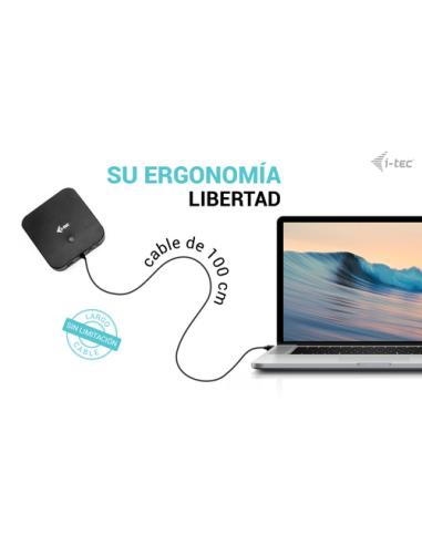 i-tec USB-C HDMI Dual DP Docking Station with Power Delivery 100 W + Universal Charger 100 W
