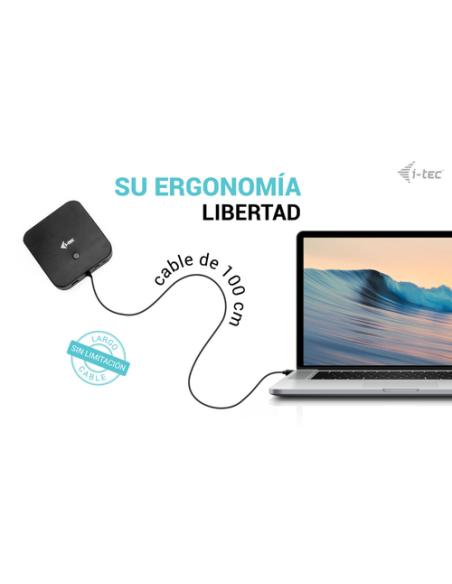 i-tec USB-C HDMI Dual DP Docking Station with Power Delivery 100 W + Universal Charger 100 W