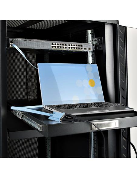 StarTech.com Cable de 91cm USB a Serie con Retención de Puerto COM, Conversor DB9 RS232 Macho a USB, Adaptador USB a Serie para 