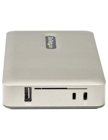StarTech.com Docking Station USB C - USB-C a DisplayPort 4K 30Hz o VGA - Carga con Entrega de Alimentación PD de 65W - Hub USB 3