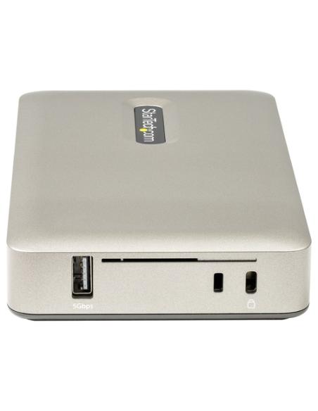 StarTech.com Docking Station USB C - USB-C a DisplayPort 4K 30Hz o VGA - Carga con Entrega de Alimentación PD de 65W - Hub USB 3