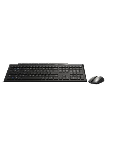 Rapoo 8210M teclado Ratón incluido Universal Bluetooth QWERTY Negro