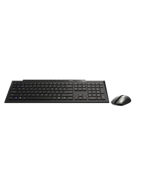 Rapoo 8210M teclado Ratón incluido Universal Bluetooth QWERTY Negro