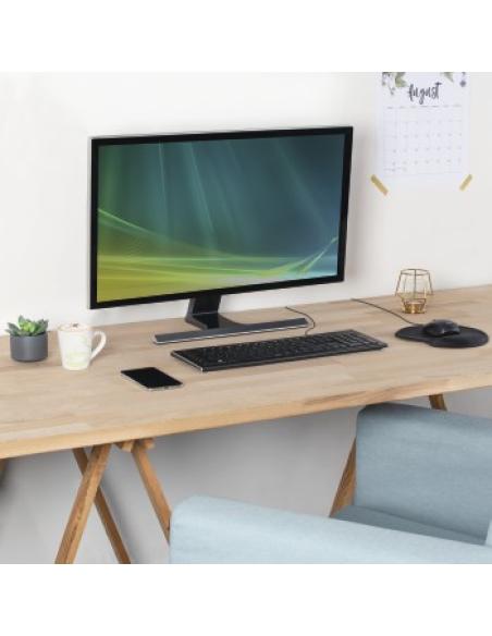 Hama | Kit teclado y ratón con cable Cortino ESP, color negro