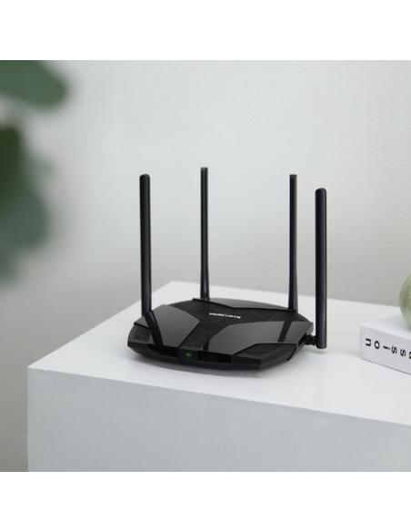 Mercusys MR80X router inalámbrico Gigabit Ethernet Doble banda (2,4 GHz / 5 GHz) Negro