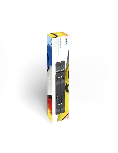 TooQ Soporte Elevador para Portátiles, Tablets, Móviles y Libros, Gris