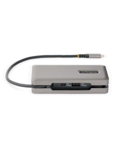 StarTech.com Adaptador Multipuertos USB-C - HDMI 4K a 60Hz VGA - Hub Ladrón USB de 3 Puertos - Power Delivery de Paso de 100W - 