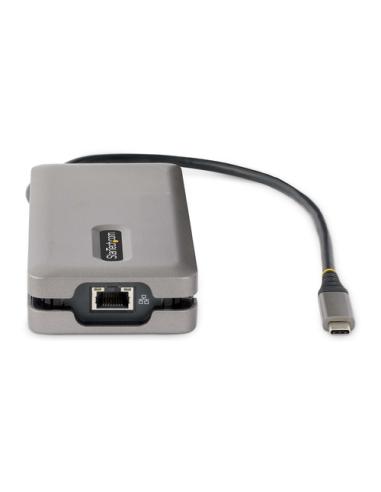 StarTech.com Adaptador Multipuertos USB-C - HDMI 4K a 60Hz VGA - Hub Ladrón USB de 3 Puertos - Power Delivery de Paso de 100W - 